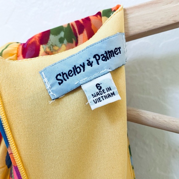 Shelby & Palmer Yellow Floral Dress - Picture 6 of 15